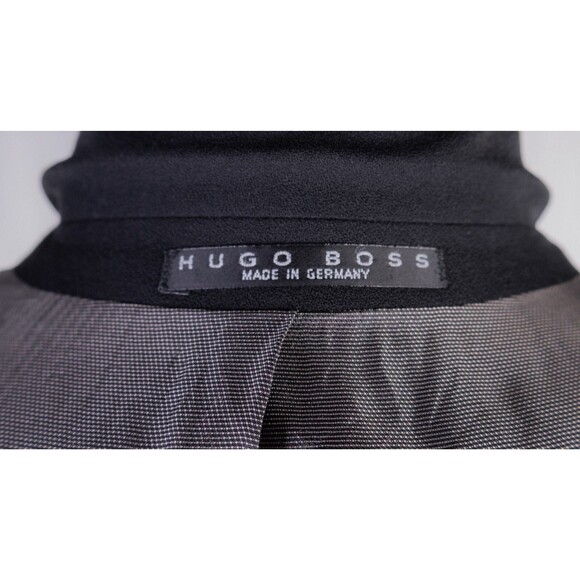 Hugo Boss Solid Black Blazer Tuxedo Jacket Coat Men’s 40L Wool 3-Button EUC - Picture 14 of 15